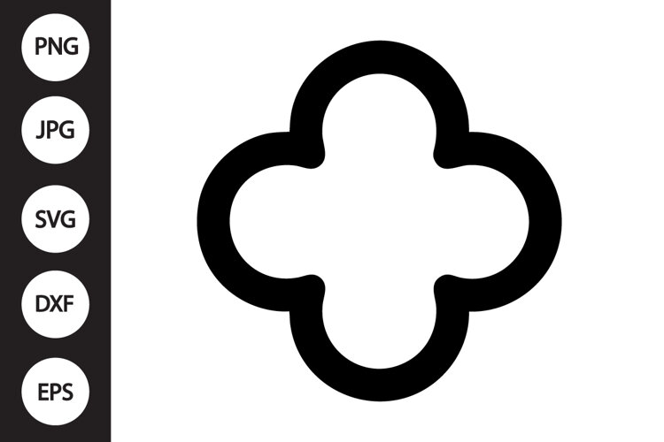 Quatrefoil Shape SVG example image 1