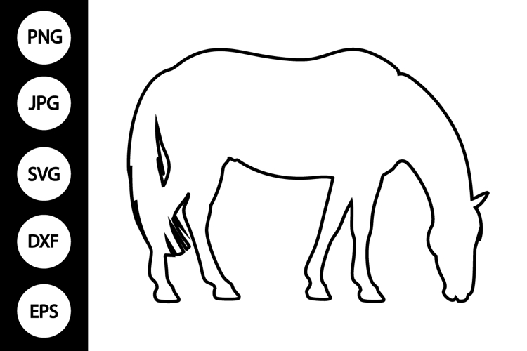 Outline Horse Silhouette Image 2