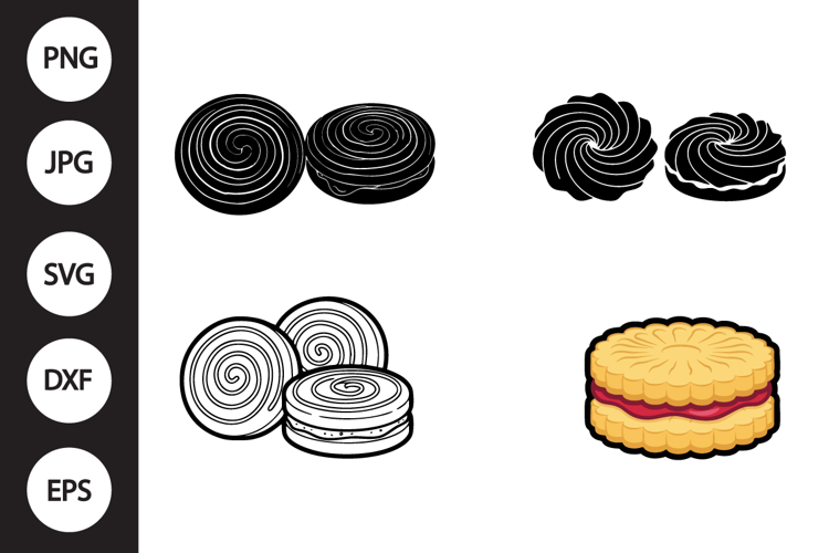Viennese Biscuits SVG, Viennese Biscuits Clipart