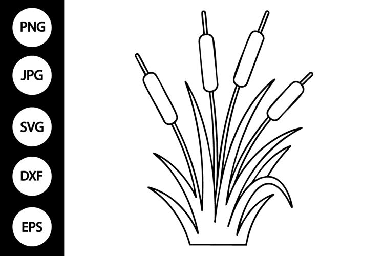 Reed Grass SVG