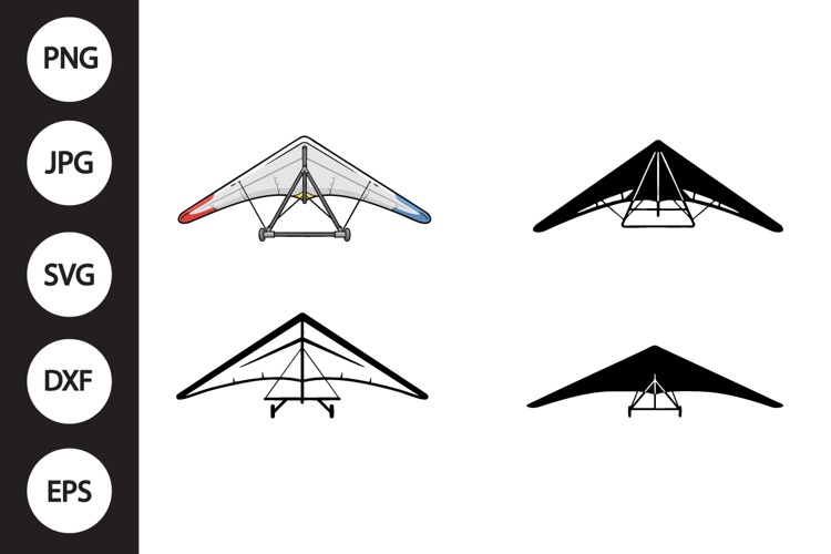 Hang Glider SVG, Hang Glider Clipart