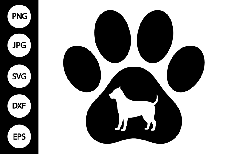Dog Paw Print SVGs Image 5