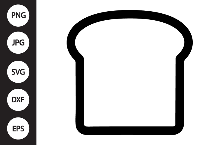 Bread Slice SVG example image 1