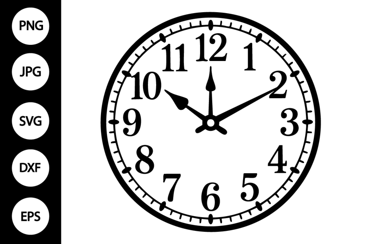 Clock Face Clipart Image 4