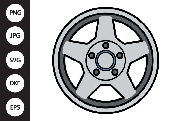 Car Rim SVG example image 1