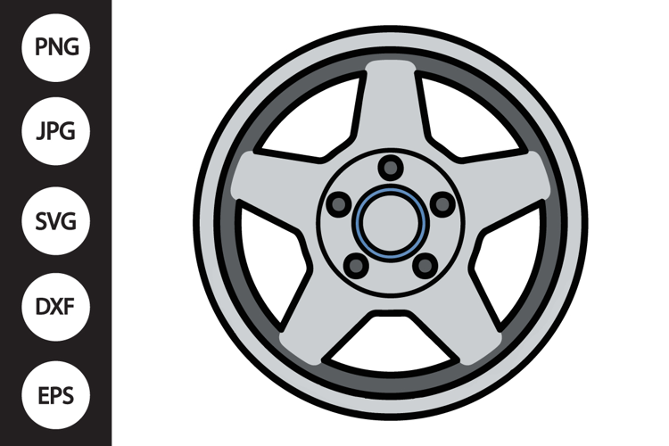 Car Rim SVG