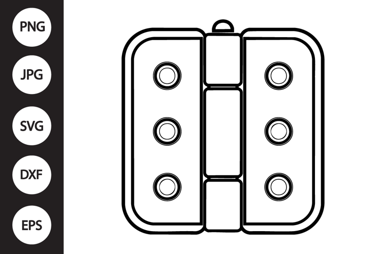 Door hinge SVG
