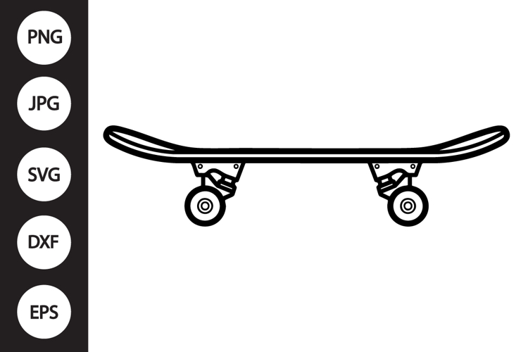 Skateboard Clipart Image 4