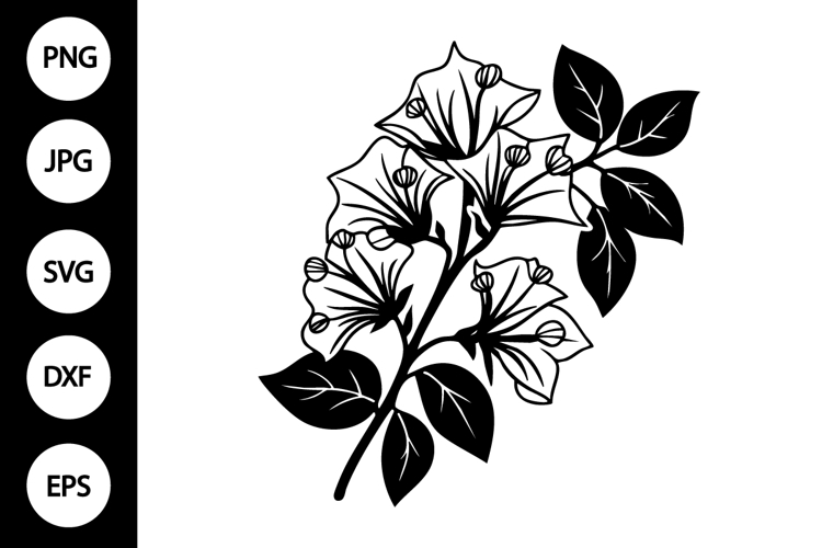 Flower Silhouette Image 15