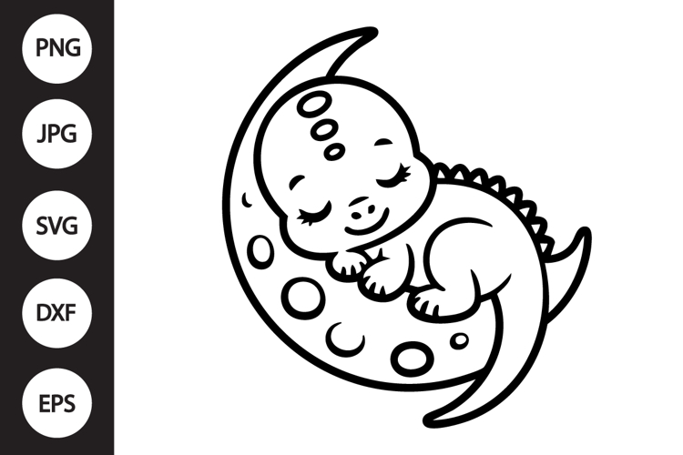 Baby Dinosaur SVGs Image 24