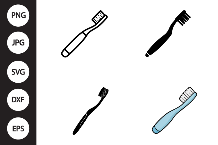 Toothbrush SVG, Toothbrush Clipart
