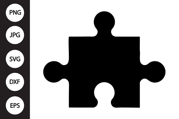 Puzzle Piece Silhouette Image 4