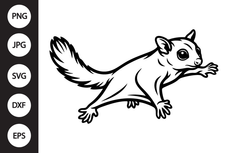 Sugar Glider SVG example image 1