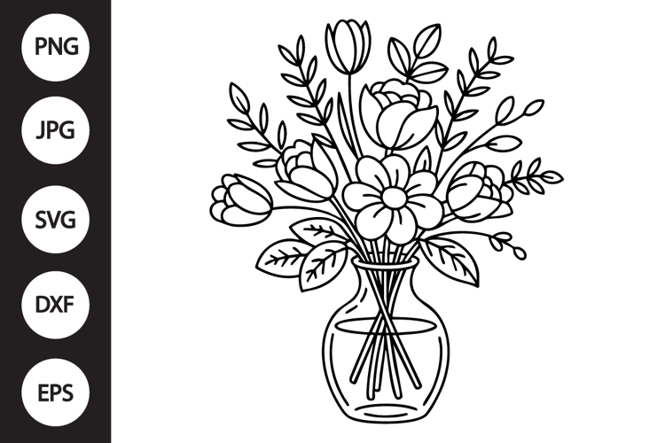 Vase Silhouette Image 11
