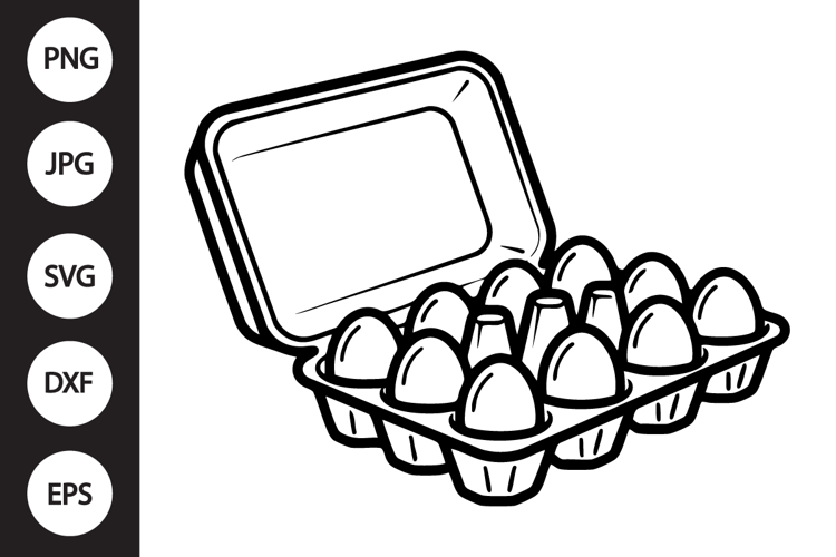 Egg Carton SVG