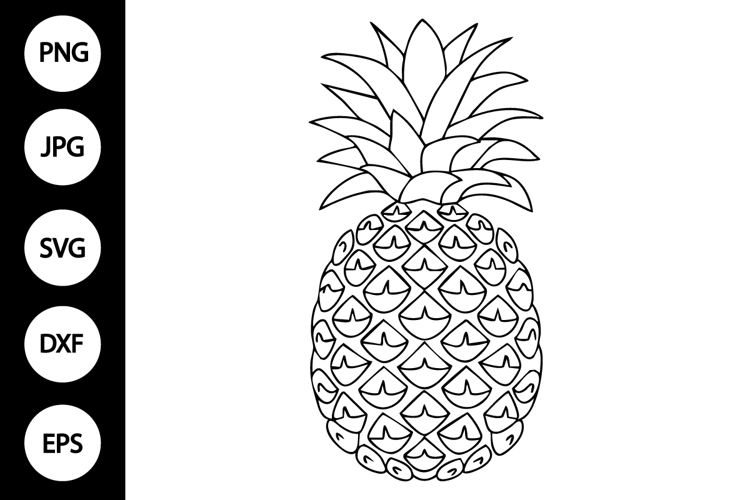 Pineapple Silhouette Image 2