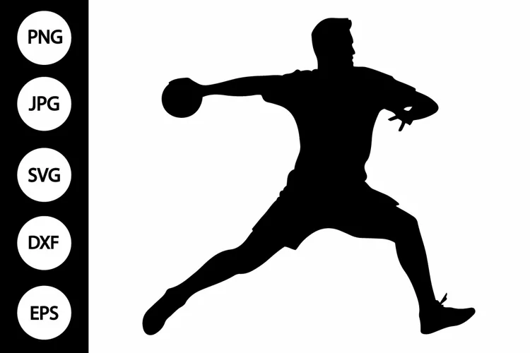 Handball Player SVG