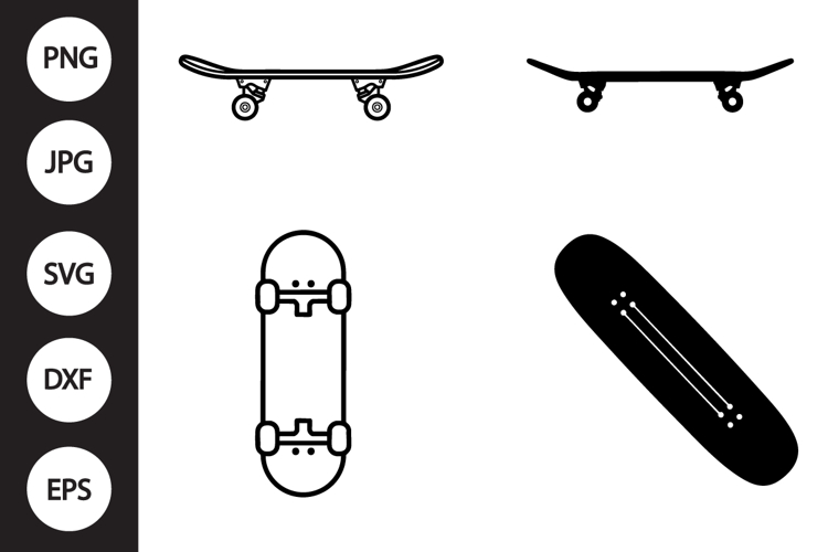 Skateboard SVG, Skateboard Clipart