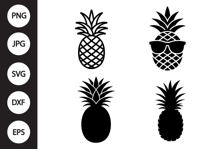 Pineapple SVG, Pineapple Clipart example image 1