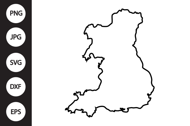 Wales Map SVG