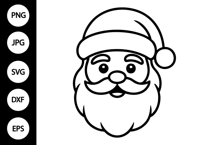 Santa Silhouettes Image 2