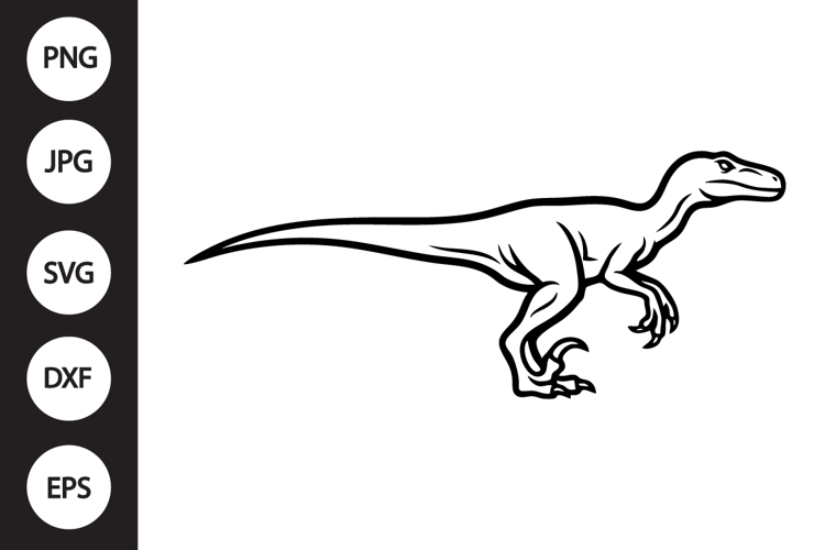 Velociraptor SVG example image 1