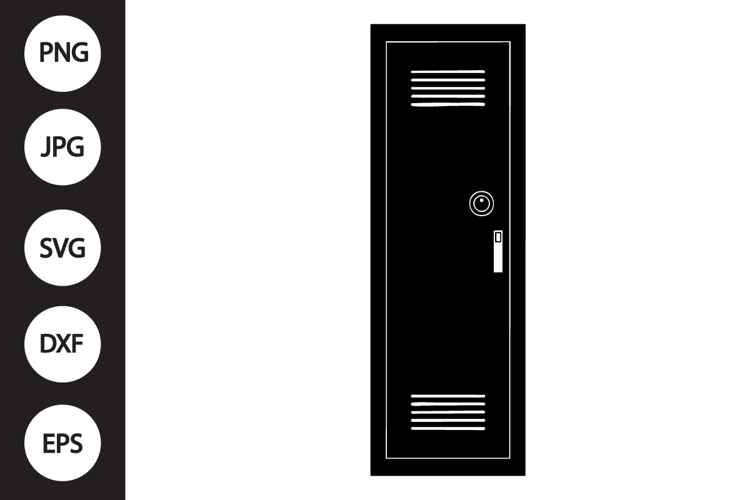 School Locker SVG example image 1