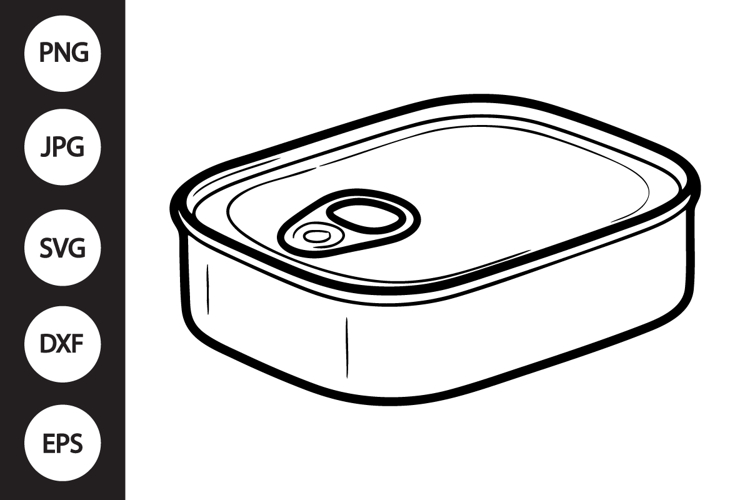 Sardine Can SVG