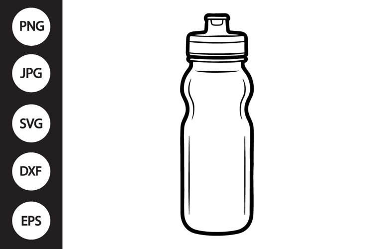 Sports Bottle SVG example image 1