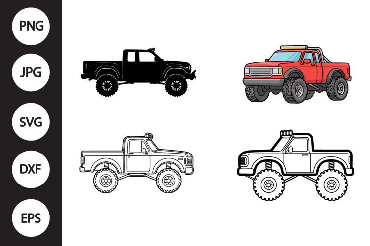 Truck Silhouette Image 24