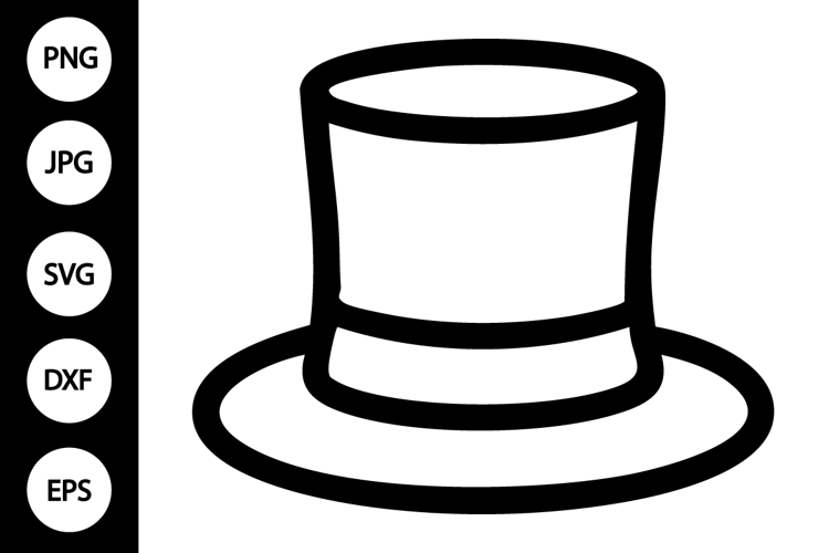 Hat Silhouette Image 4
