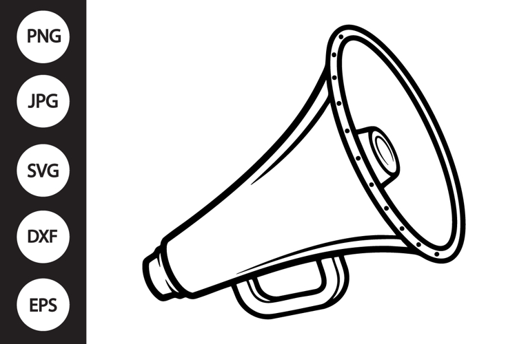 Megaphone Silhouette Image 5