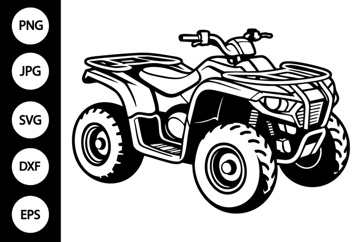 4 Wheeler SVG, 4 Wheeler Silhouette SVG