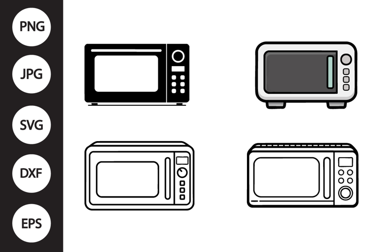 Microwave SVG, Microwave Clipart