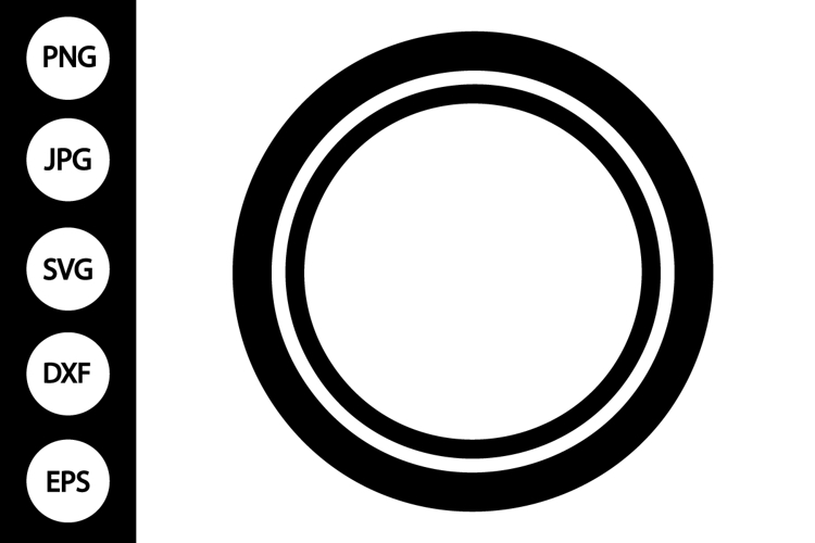 Circle Frame SVGs Image 5