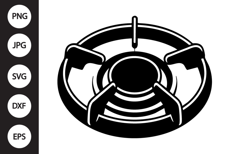 Gas Burner SVG