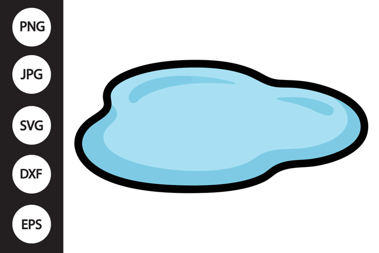 Spilled Water SVG