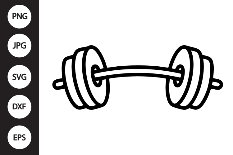 Barbell Silhouette Image 4
