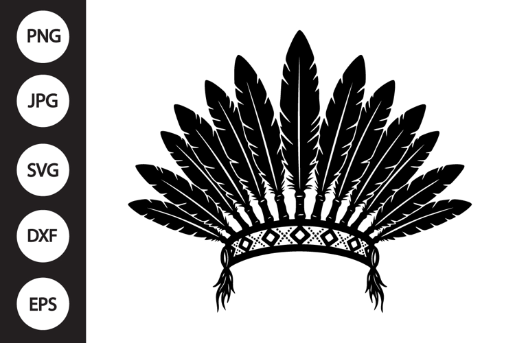 Native American Headdress SVG