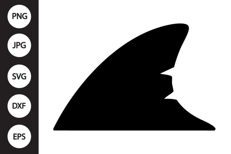 Shark Fin SVG example image 1