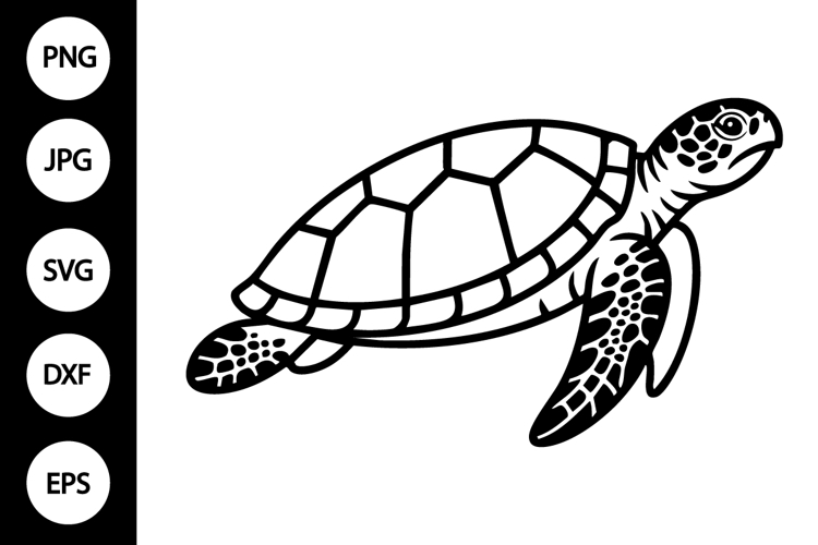 Turtle Silhouette Image 2