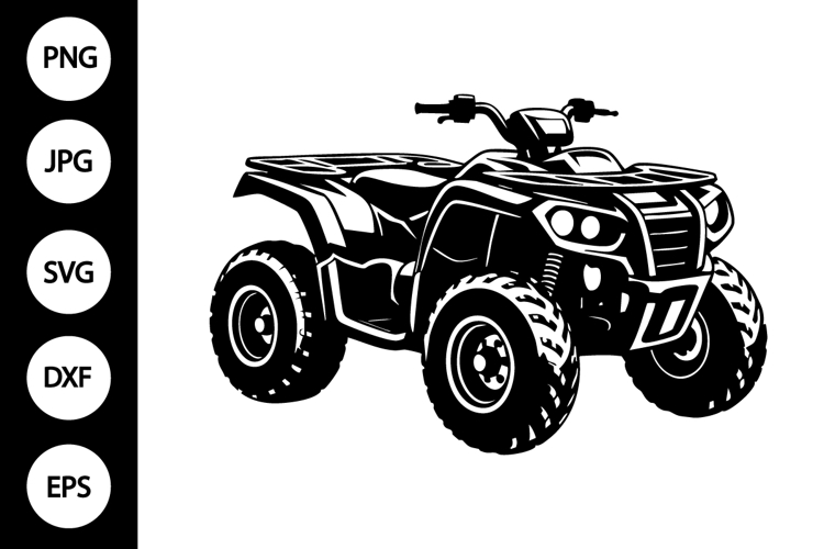 4 Wheeler SVG, 4 Wheeler Silhouette SVG