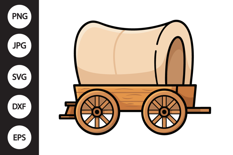 Covered Wagon SVG