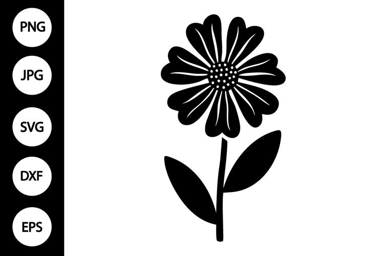Flower Silhouette SVG
