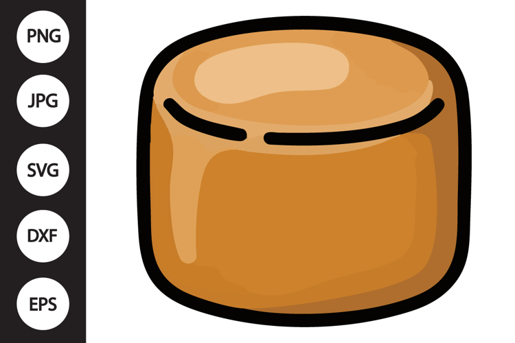Caramel Candy SVG