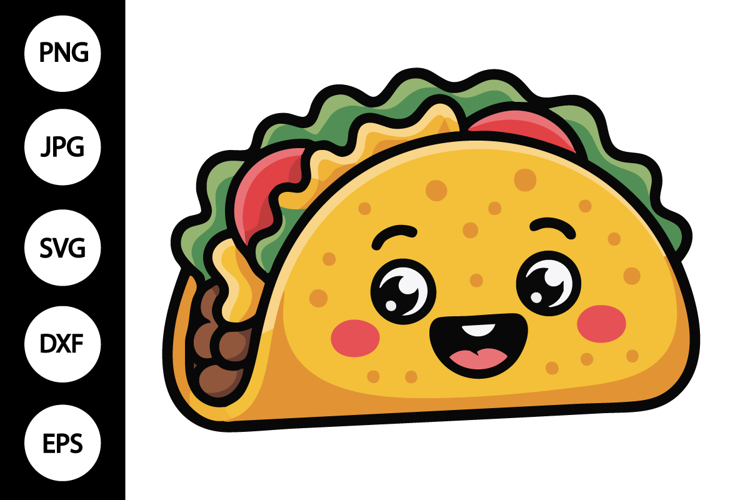 Taco Vector Image 7
