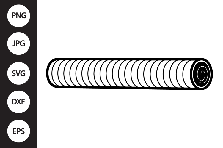 Chocolate Wafer Roll SVG