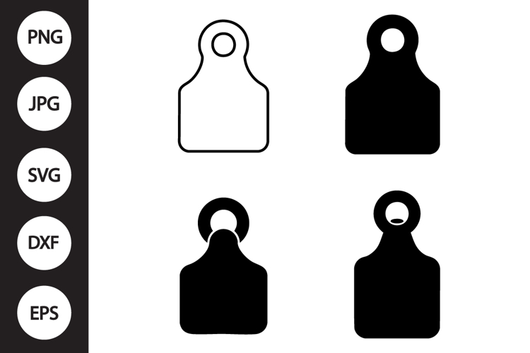 Cow Tag SVGs