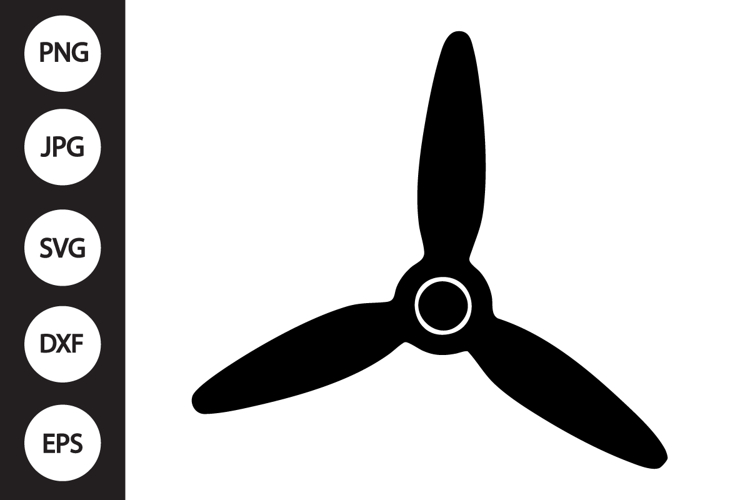 Airplane Propeller SVG