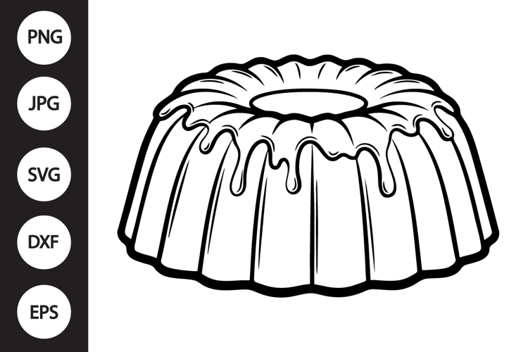 Bundt Cake SVG example image 1